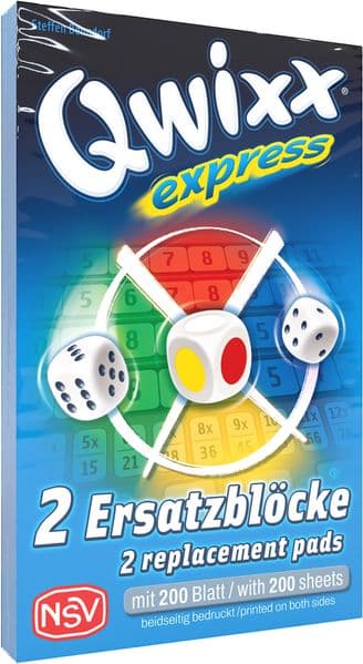 Qwixx - Express - Ersatzblöcke