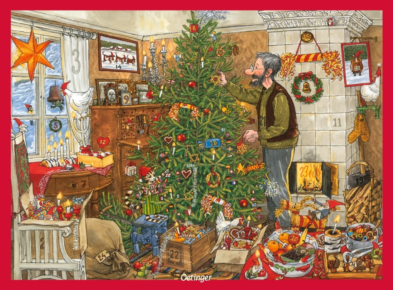 Pettersson und Findus. Bilder-Adventskalender