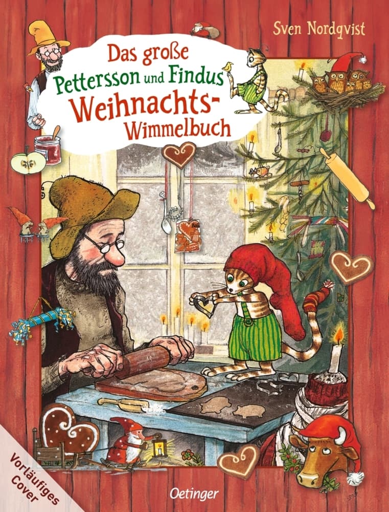 Das große Pettersson und Findus-Weihnachtswimmelbuch