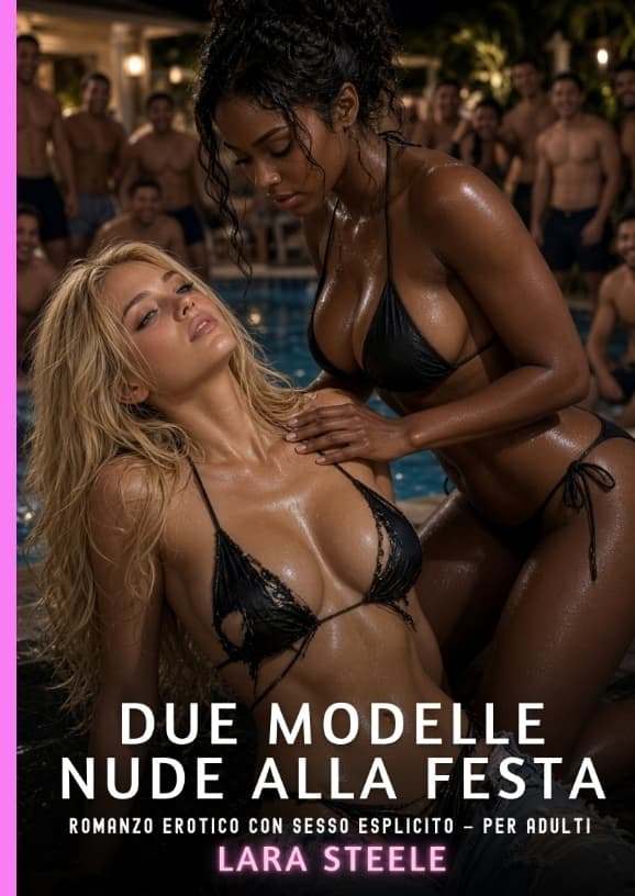 Due modelle nude alla festa