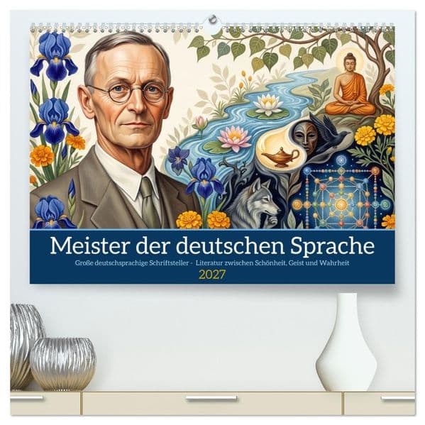 Meister der deutschen Sprache (hochwertiger Premium Wandkalender 2027 DIN A2 quer), Kunstdruck in Hochglanz