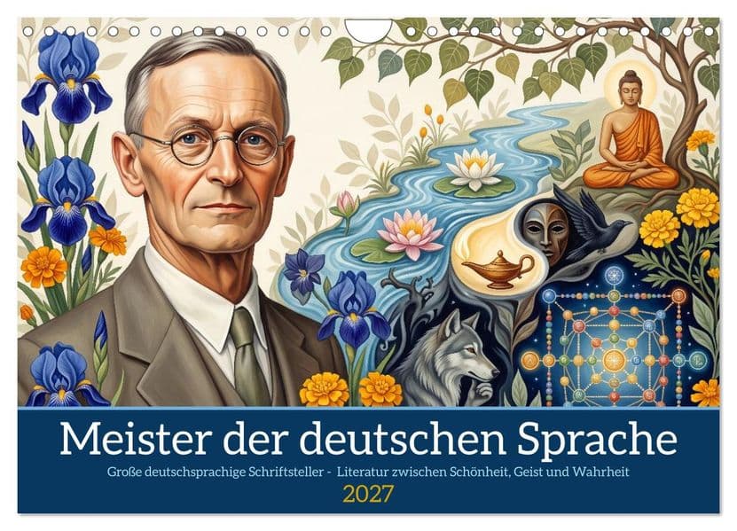 Meister der deutschen Sprache (Wandkalender 2027 DIN A4 quer), CALVENDO Monatskalender