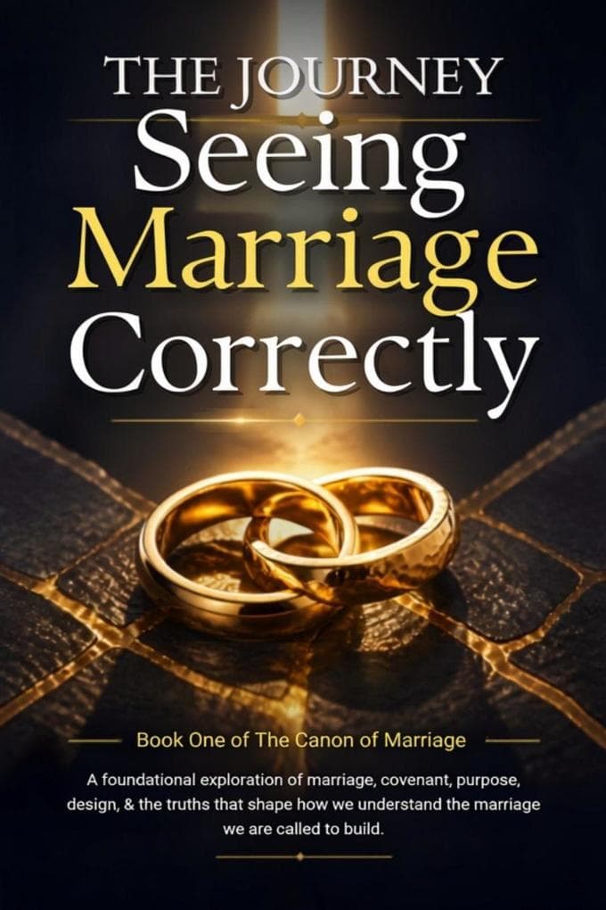 Seeing Marriage Correctly