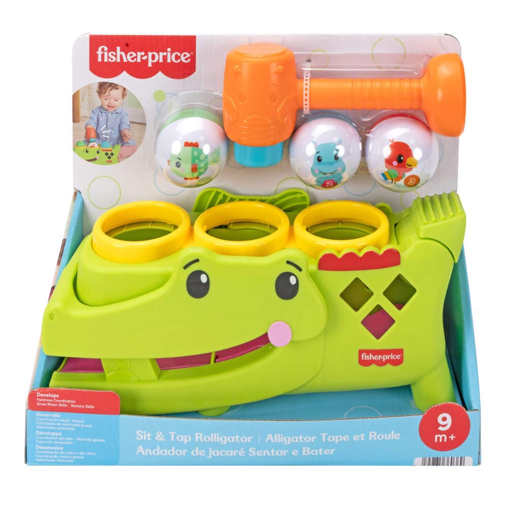 Fisher-Price Tap & Roll Gator.JLB94