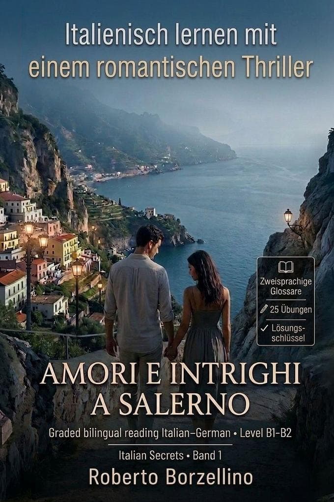 Italienisch lernen mit einem Romantic Thriller. Amori e intrighi a Salerno. B1/B2