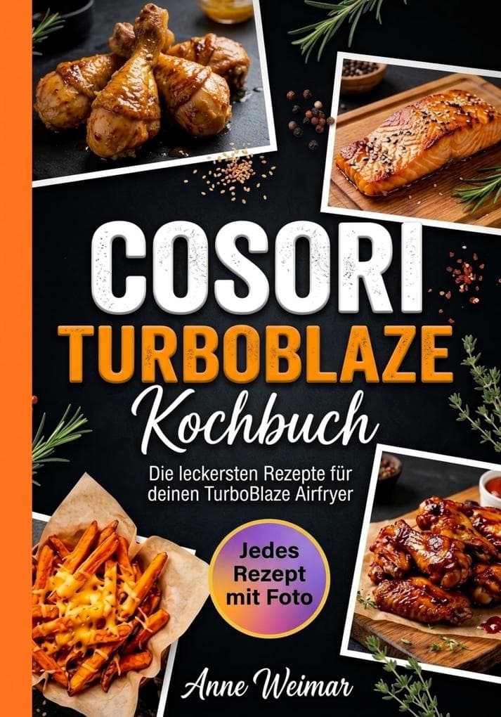 Cosori TurboBlaze Kochbuch- Jedes Rezept mit Foto.