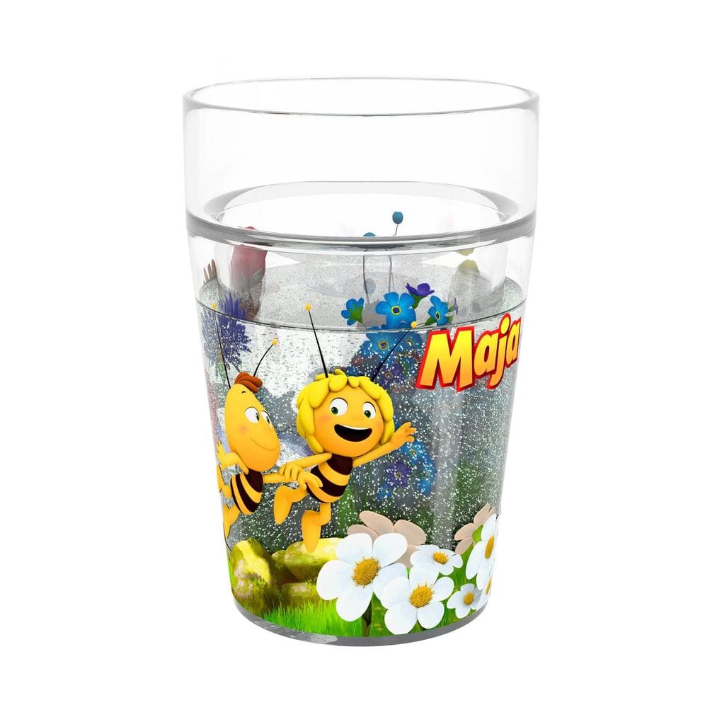 Glitzerbecher Biene Maja