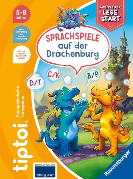 tiptoi® Abenteuer Lesestart - Sprachspiele auf der Drachenburg