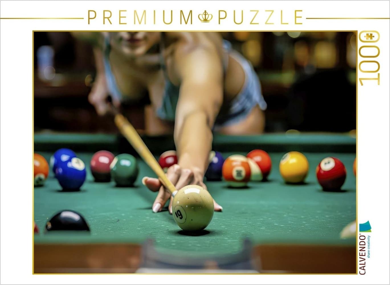 CALVENDO Puzzle Jeder Stoß ein Moment der Kontrolle. | 1000 Teile Lege-Größe 64 × 48 cm Foto-Puzzle für glückliche Stunden