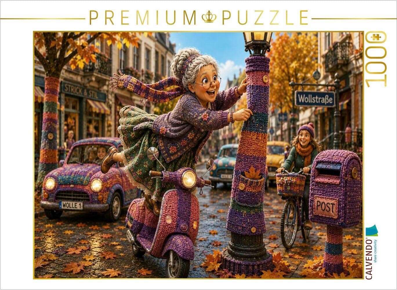 CALVENDO Puzzle Stricken mit Schwung | 1000 Teile Lege-Größe 64 × 48 cm Foto-Puzzle für glückliche Stunden