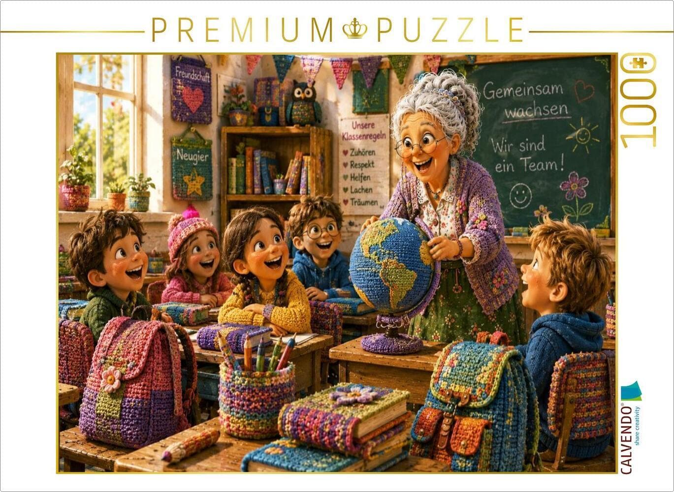 CALVENDO Puzzle Stricken macht schlau | 1000 Teile Lege-Größe 64 × 48 cm Foto-Puzzle für glückliche Stunden