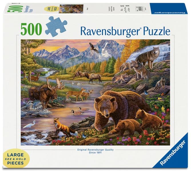 Erwachsenenpuzzle 500 Teile Large Pieces - In der Wildnis