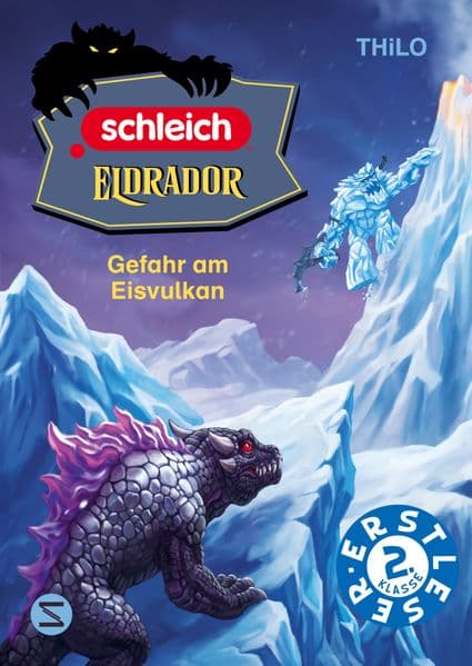 Eldrador: Gefahr am Eisvulkan: Erstlesebuch Lesestufe 2 | Ein Eldrador-Abenteuer zum Lesenlernen und Nachspielen | Für Fans der beliebten Schleich-Figuren | Spannende und leicht verständliche Geschichte für Kinder ab 6 Jahren