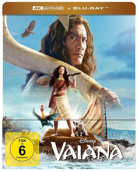 Vaiana (Live Action). UHD + Blu-ray (Limited Steelbook)