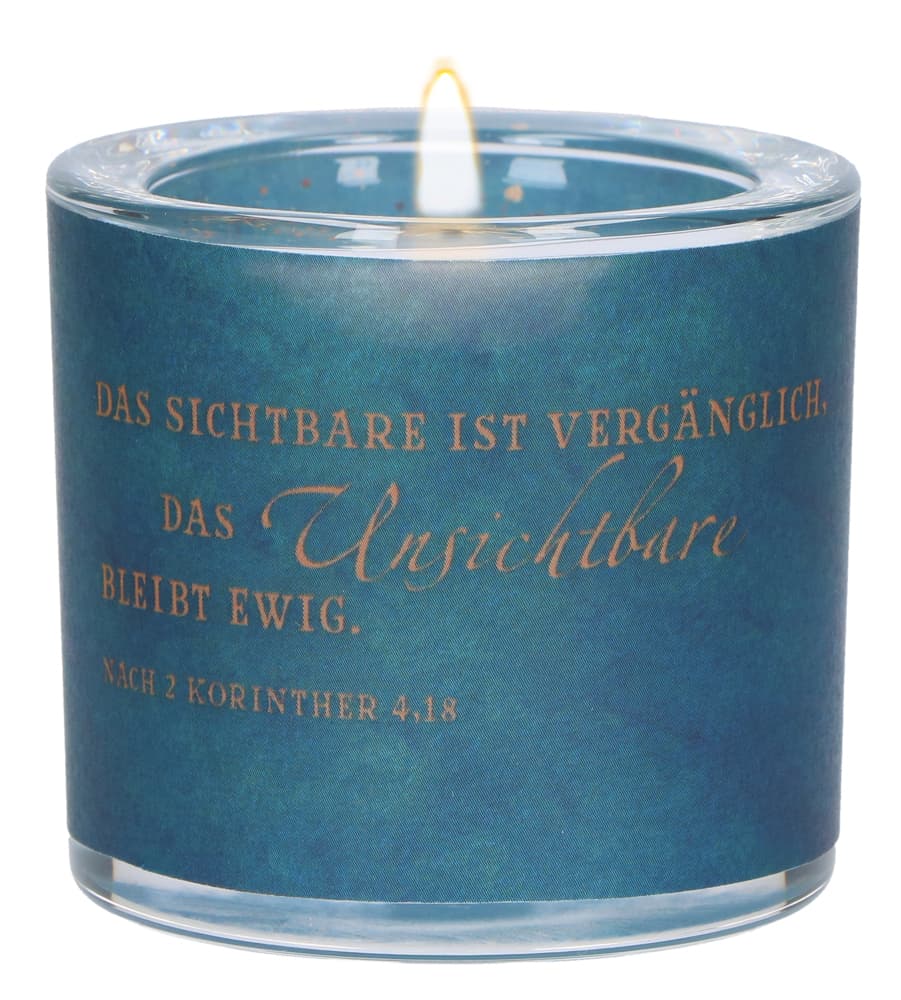 Glaswindlicht zur Trauer - Das Sichtbare ist vergänglich...
