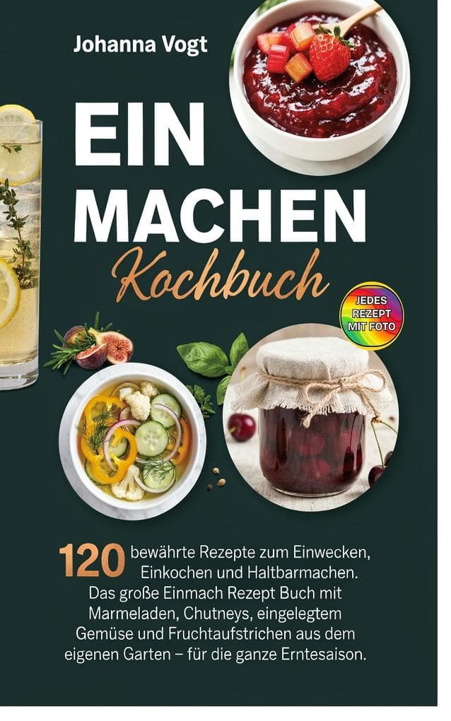 Einmachen Kochbuch - 120 Rezepte zum Einwecken und Einkochen.