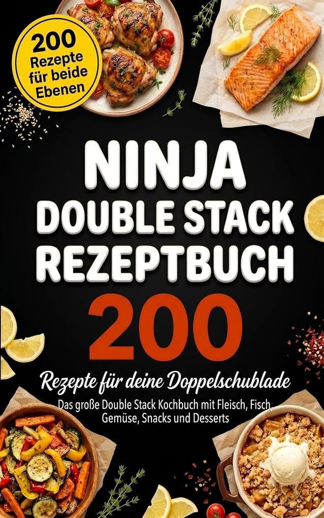 Ninja Double Stack Rezeptbuch - 200 Double Stack Rezepte