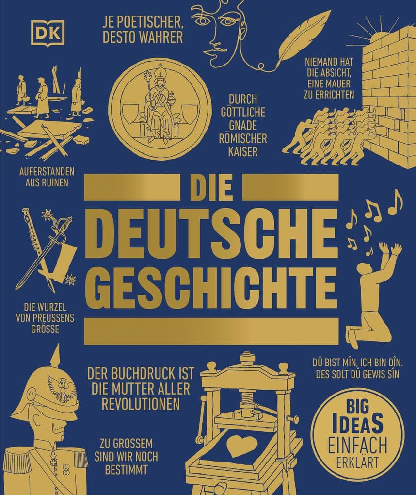 Big Ideas. Die deutsche Geschichte: Big Ideas - einfach erklärt. Konzentriertes Wissen über die wichtigsten Ereignisse der deutschen Geschichte von der Spätantike bis heute