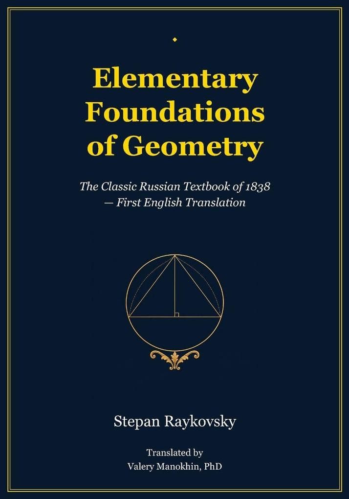 Raykovsky's Elementary Foundations of Geometry