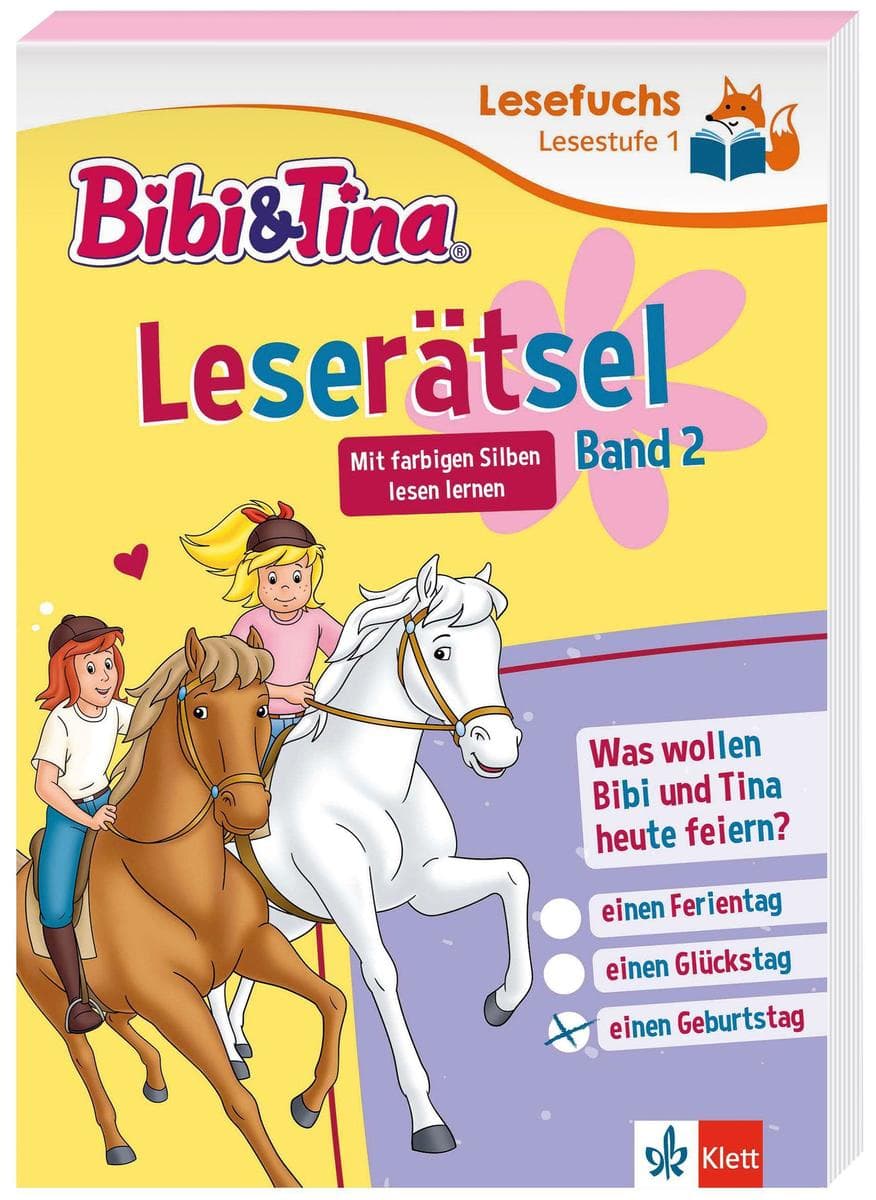 Lesefuchs Bibi & Tina: Leserätsel ab 6 Jahren Band 2