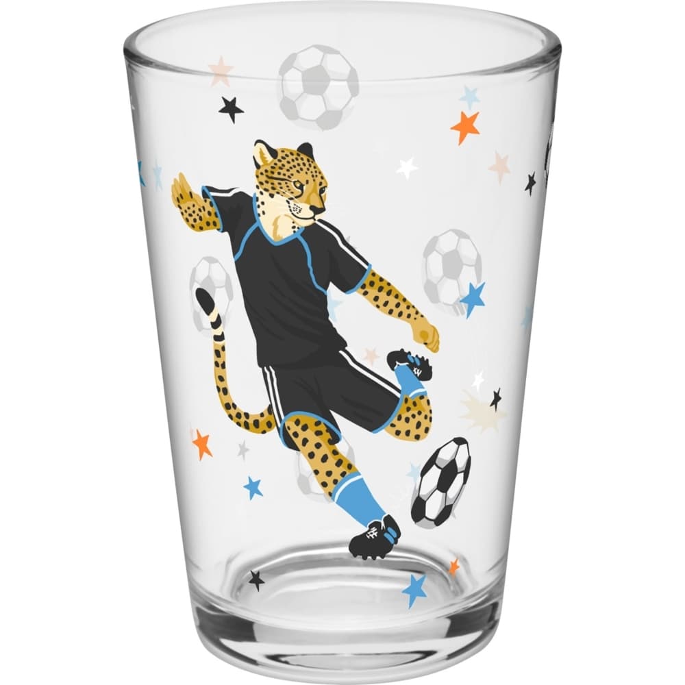 Trinkglas Motiv "Gepard"