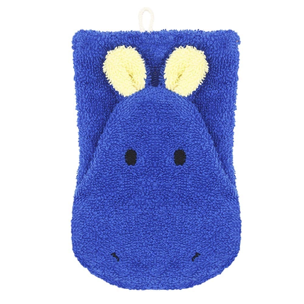 Hippo blau Bio Waschlappen, FÜ230