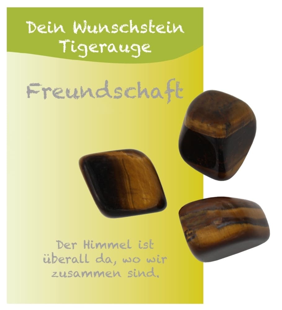 Trommelstein Dein Wunschstein Tigerauge, J837-12