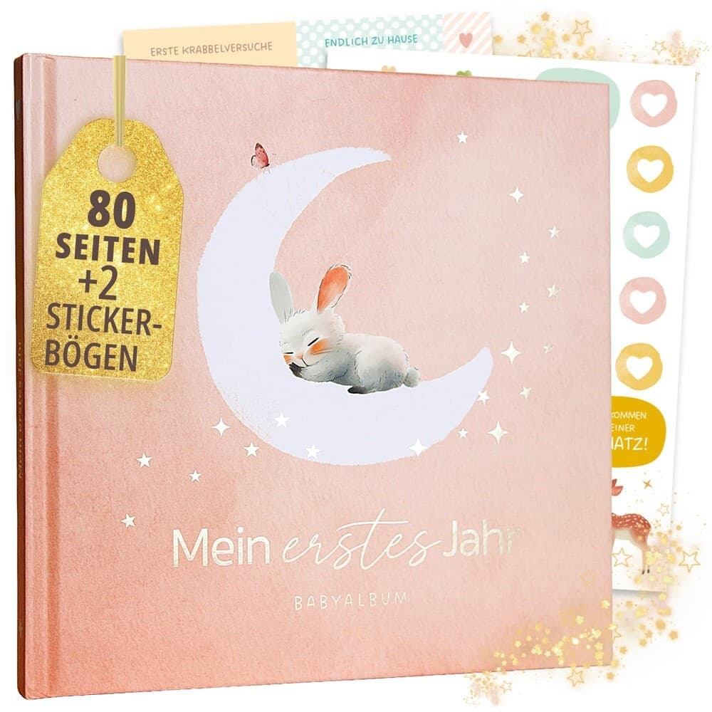 Babyalbum Klein Rosa