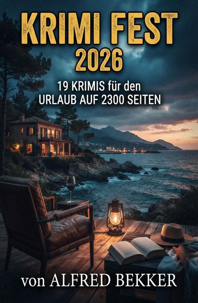 Krimi Fest 2026 - 19 Krimis für den Urlaub auf 2300 Seiten