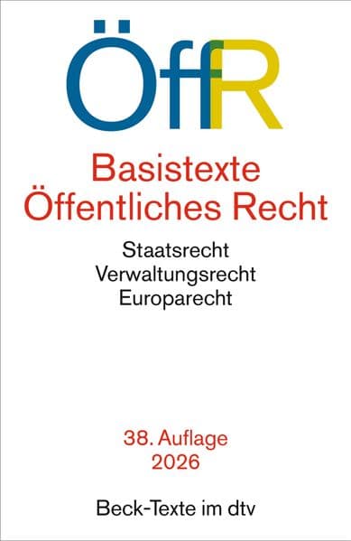 Basistexte Öffentliches Recht. ÖffR