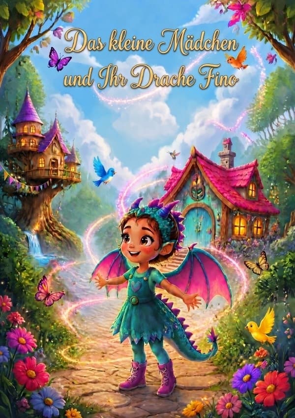 Das kleine Mädchen und Ihr Drache Fino