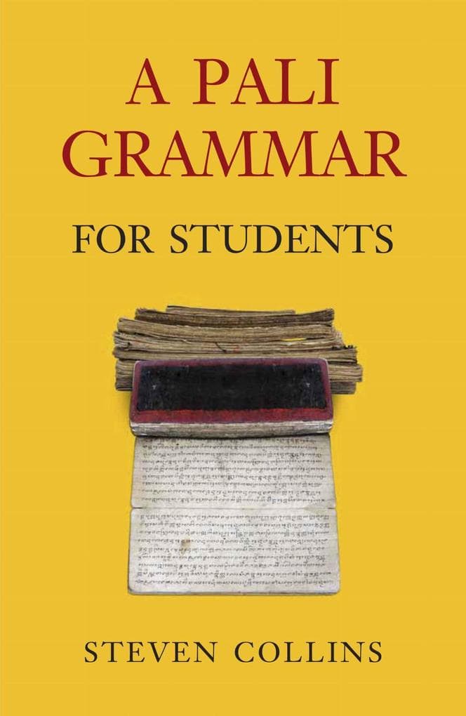 A Pali Grammar for Students