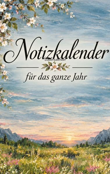 Notizkalender für das ganze Jahr