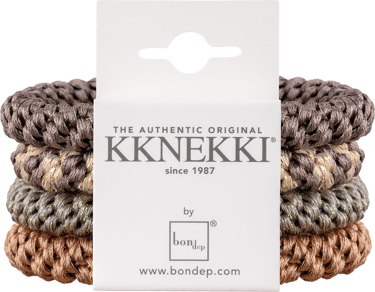 Kknekki Haargummi - taupe beige grau - 7er Pack - Nr. 3108