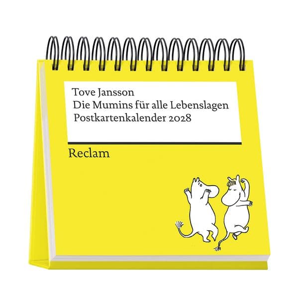 Die Mumins für alle Lebenslagen. Postkartenkalender 2028