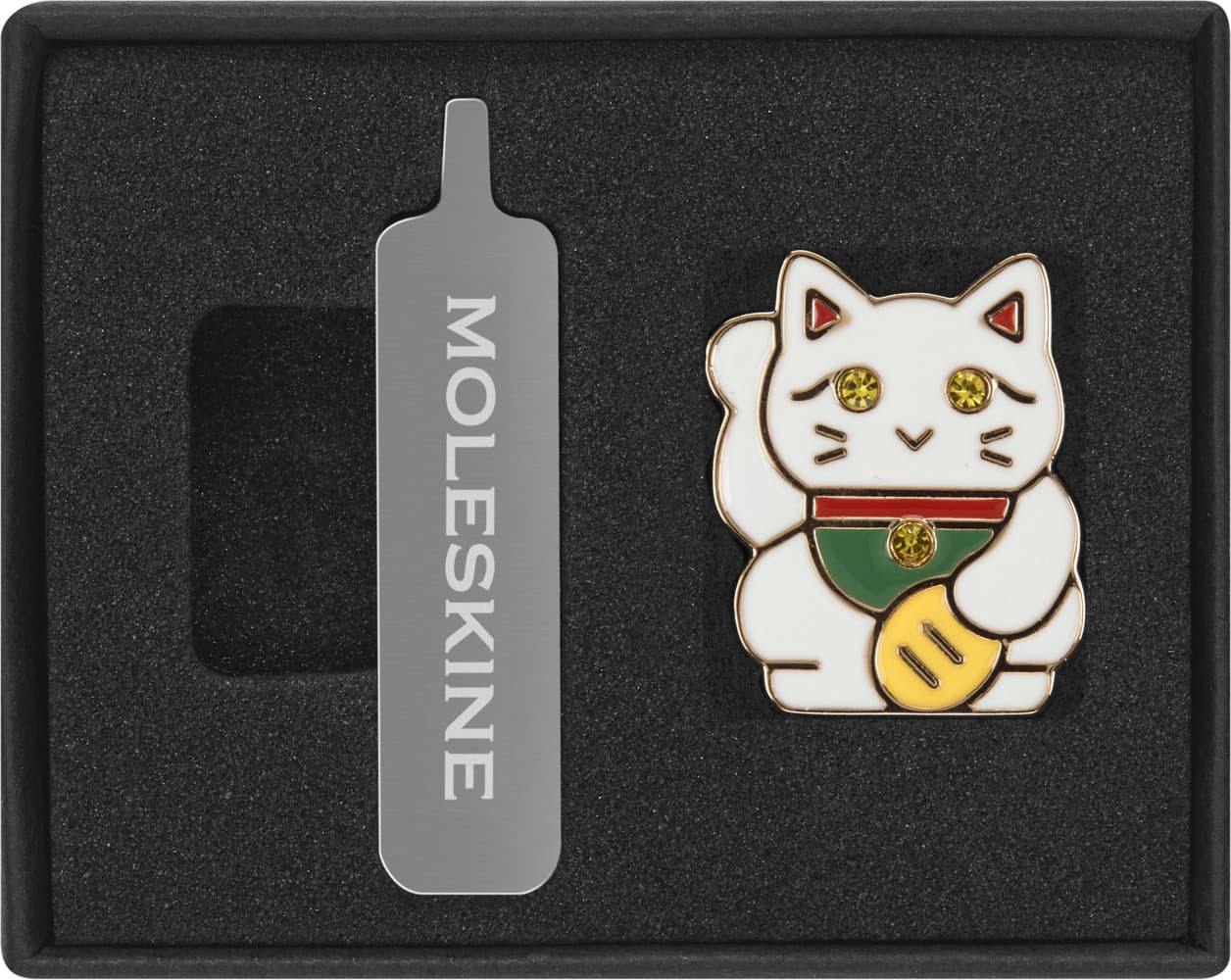 Moleskine Pin Glückskatze