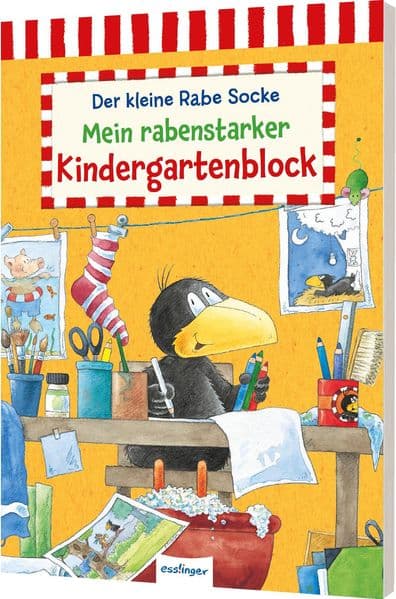 Der kleine Rabe Socke: Mein rabenstarker Kindergartenblock