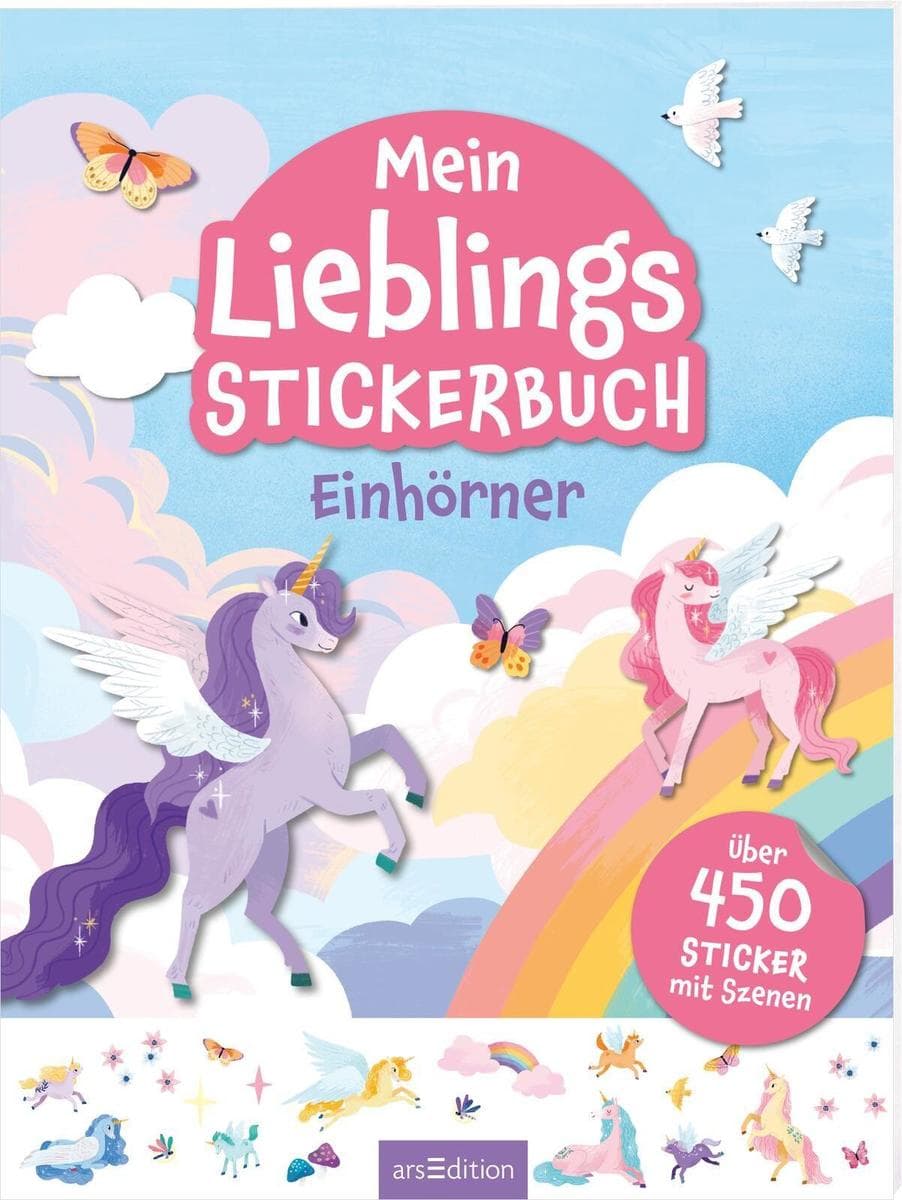 Mein Lieblings-Stickerbuch - Einhörner