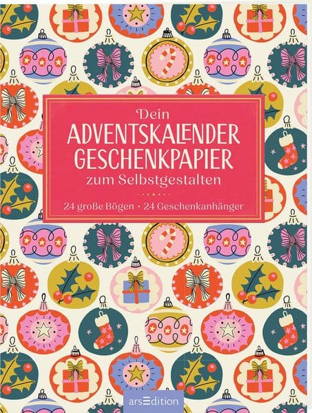 Dein Adventskalender Geschenkpapier zum Selbstgestalten