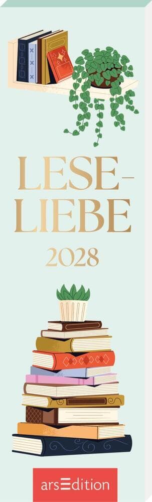 Lesezeichenkalender Leseliebe 2028
