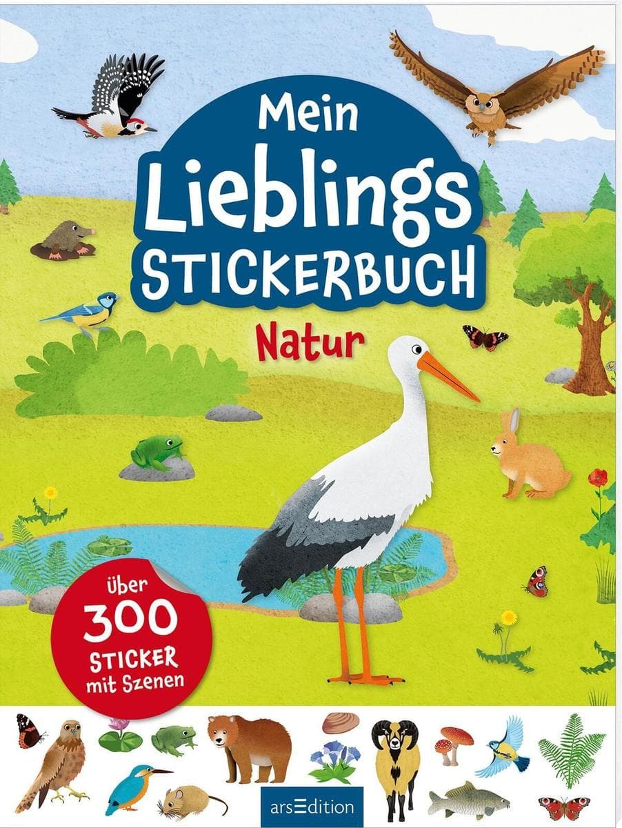 Mein Lieblings-Stickerbuch - Natur