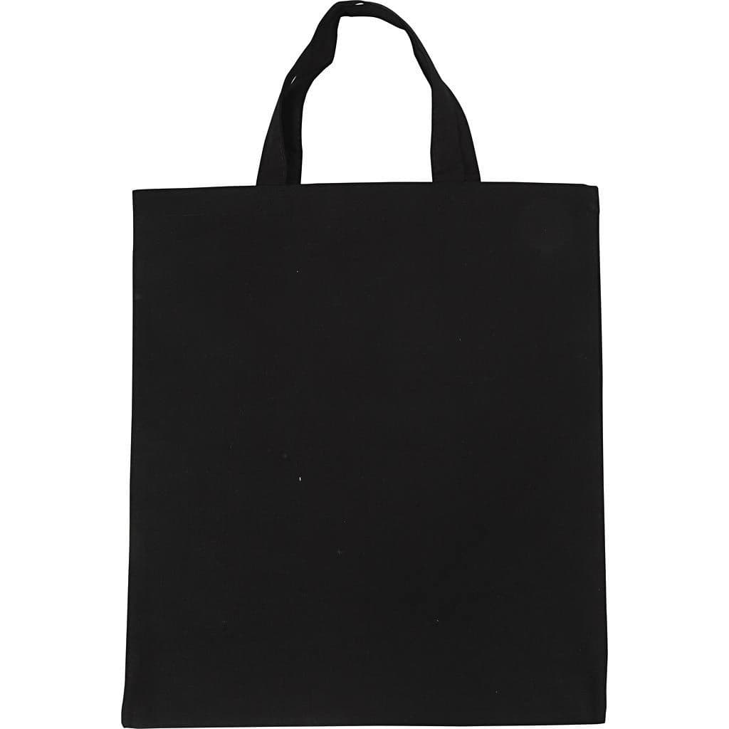 Creativ Company Taschen, Tragetaschen und Portemonnaies Tragetasche, schwarz, 38x42 cm, 145 g, 1 Stück