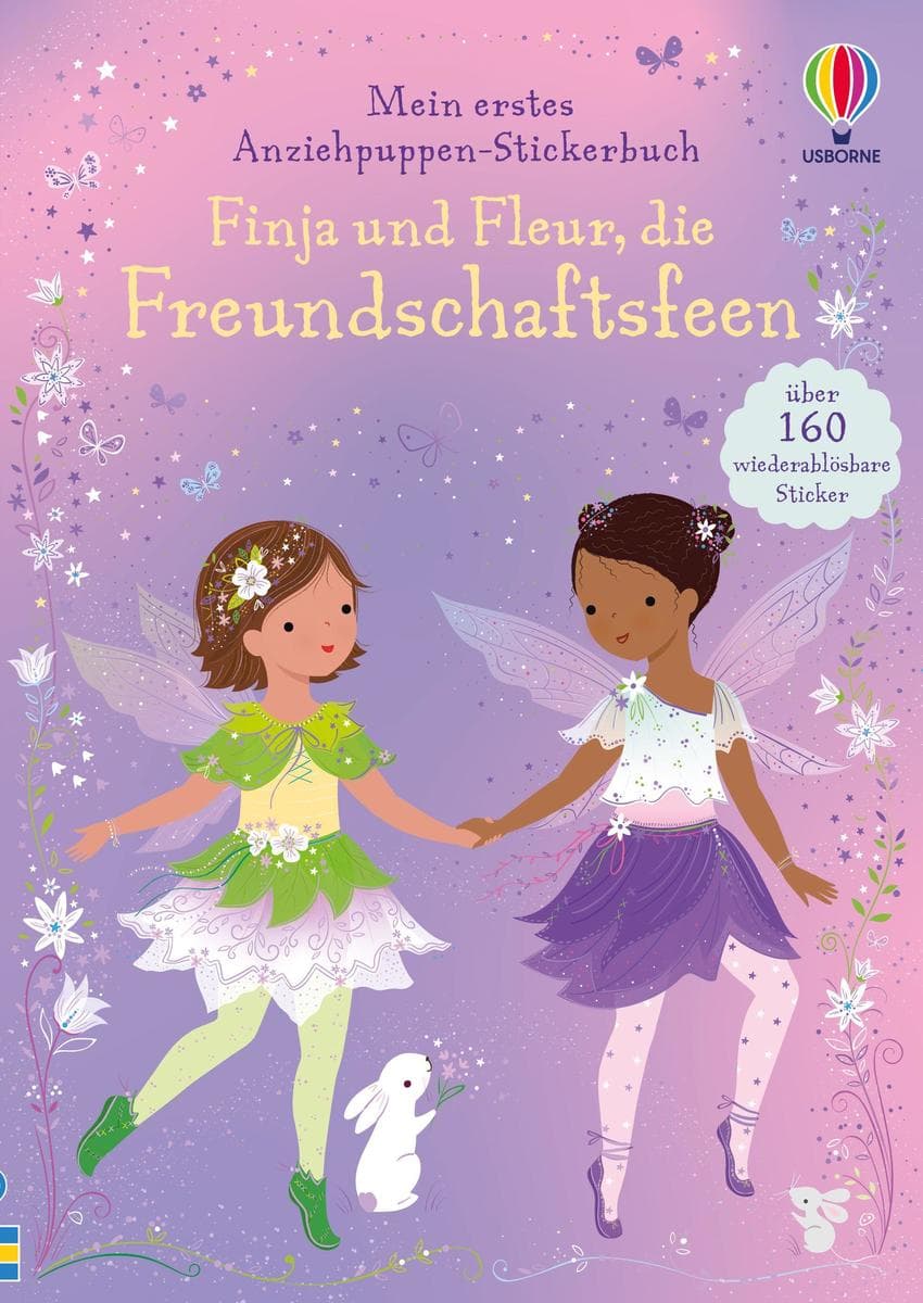 Mein erstes Anziehpuppen-Stickerbuch: Finja und Fleur, die Freundschaftsfeen