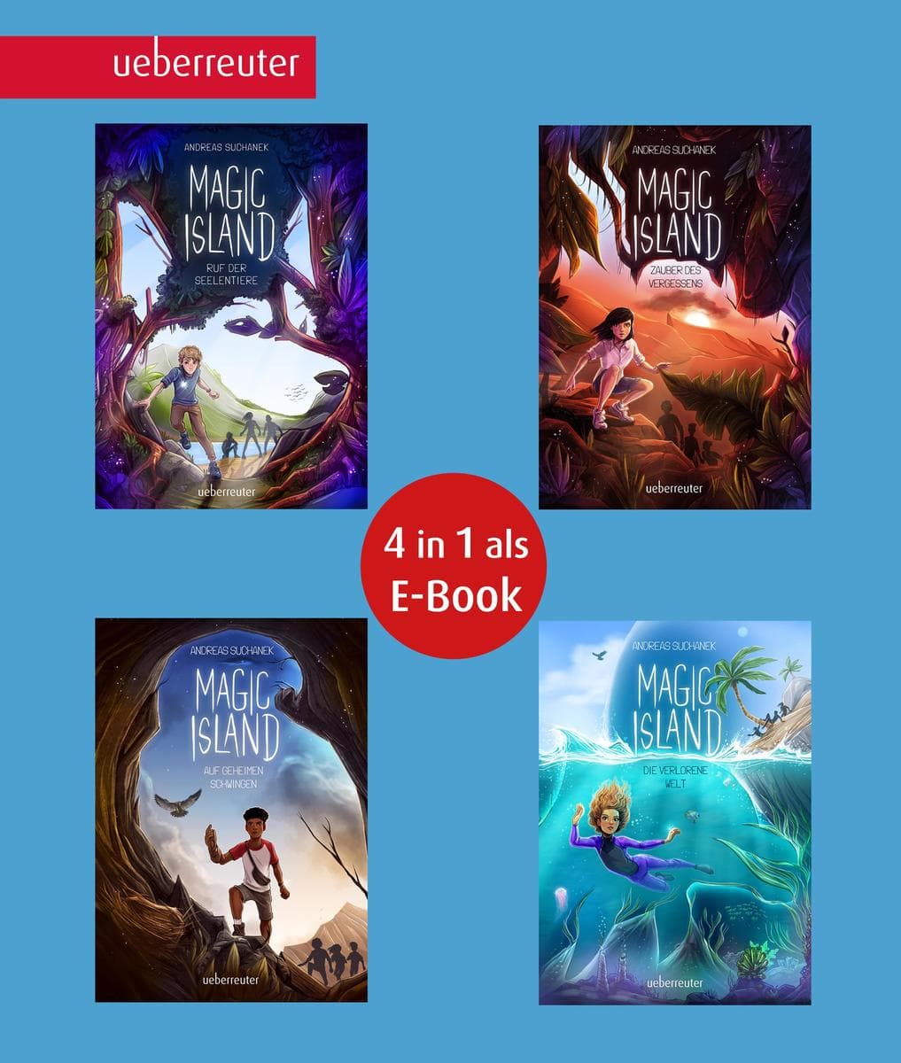 Magic Island - alle 4 Bände in einem E-Book (Bundle)