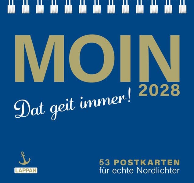MOIN!: MOIN Postkartenkalender 2028