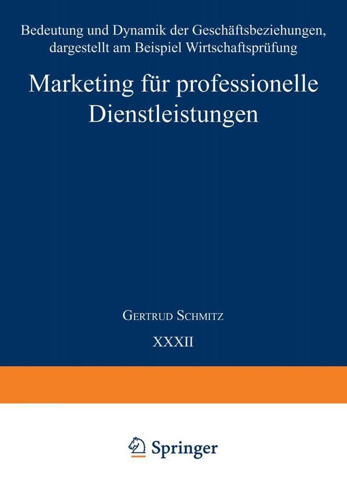 Marketing für professionelle Dienstleistungen