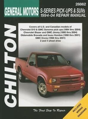 General Motors S-Series Pick-Ups and SUVs 1994-04 Repair Manual