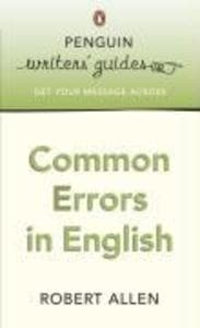 Common Errors and Problems in English