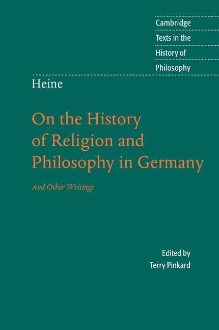 On the History of Religion and Philosophy in Germany