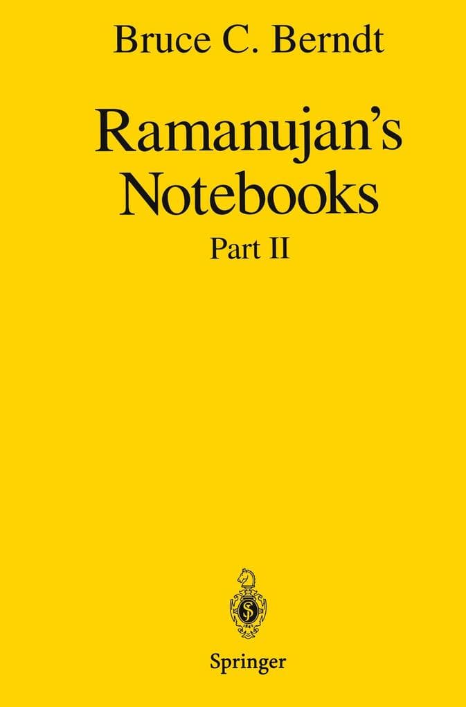 Ramanujan's Notebooks